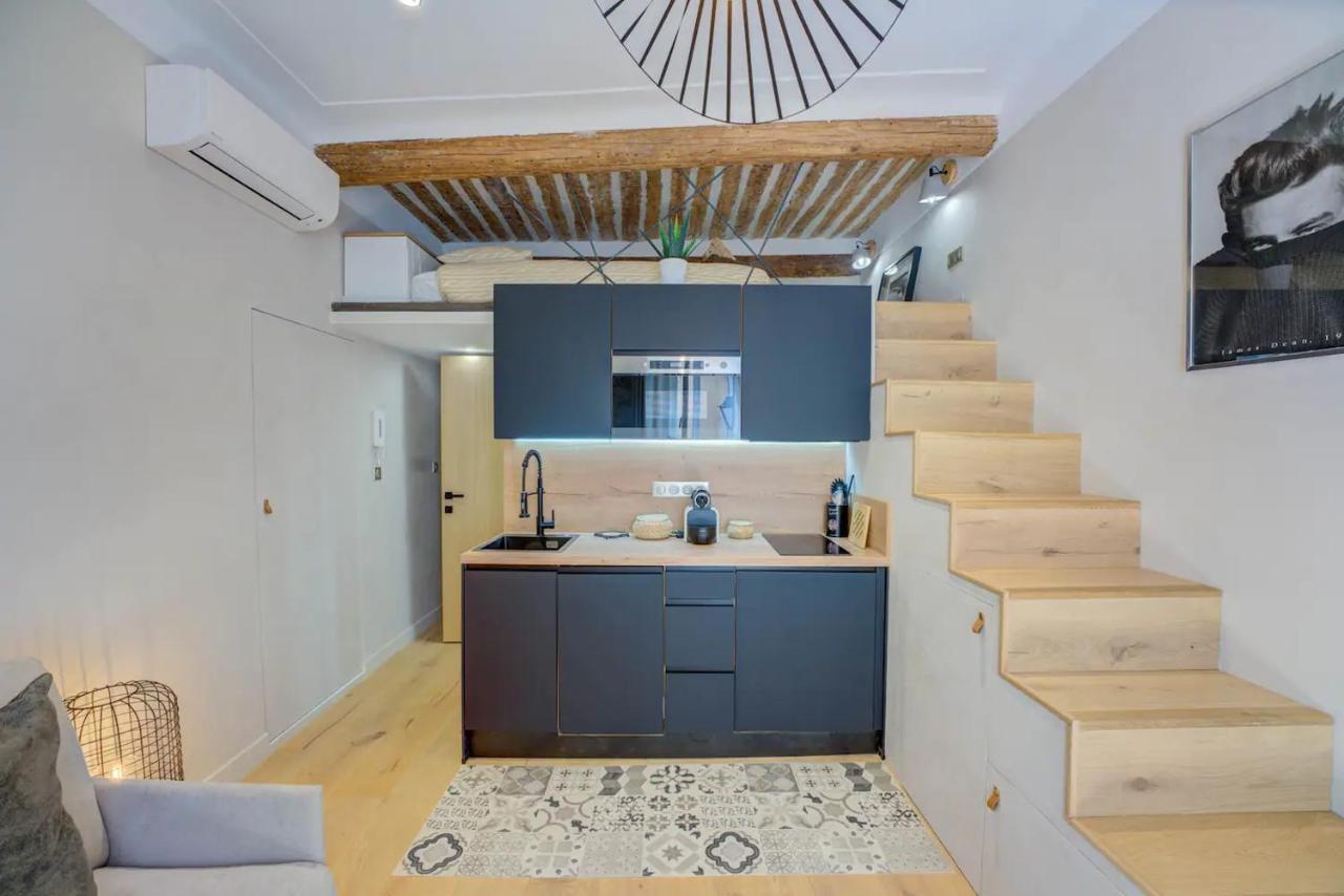 Duplex Studio Apt Mezzanine Near Shops & Cafes Antibes Dış mekan fotoğraf