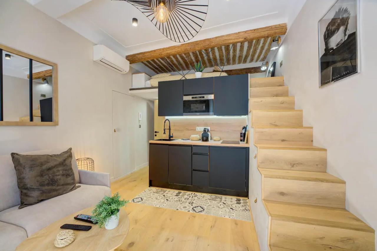 Duplex Studio Apt Mezzanine Near Shops & Cafes Antibes Dış mekan fotoğraf