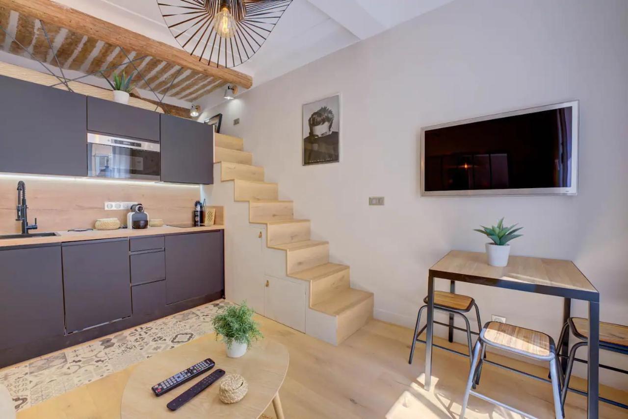 Duplex Studio Apt Mezzanine Near Shops & Cafes Antibes Dış mekan fotoğraf